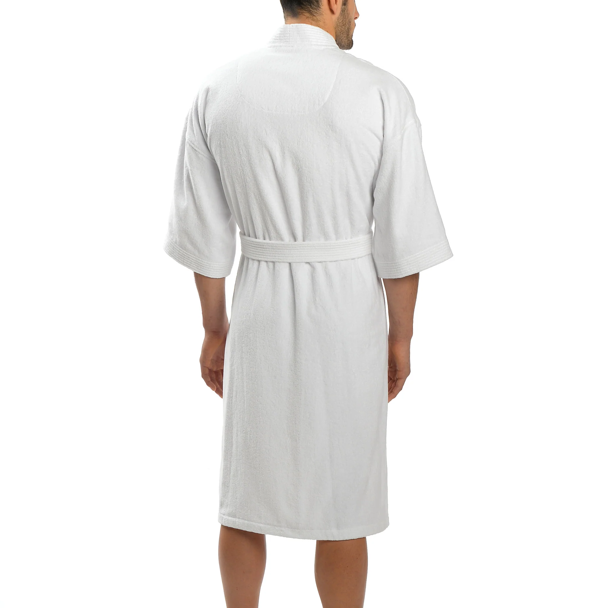 Big and Tall Basic Terry Velour Kimono - Image 4