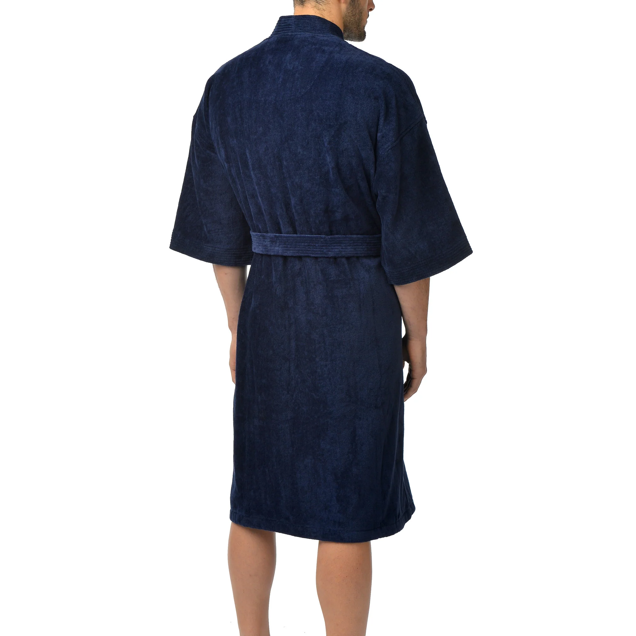 Big and Tall Basic Terry Velour Kimono - Image 6