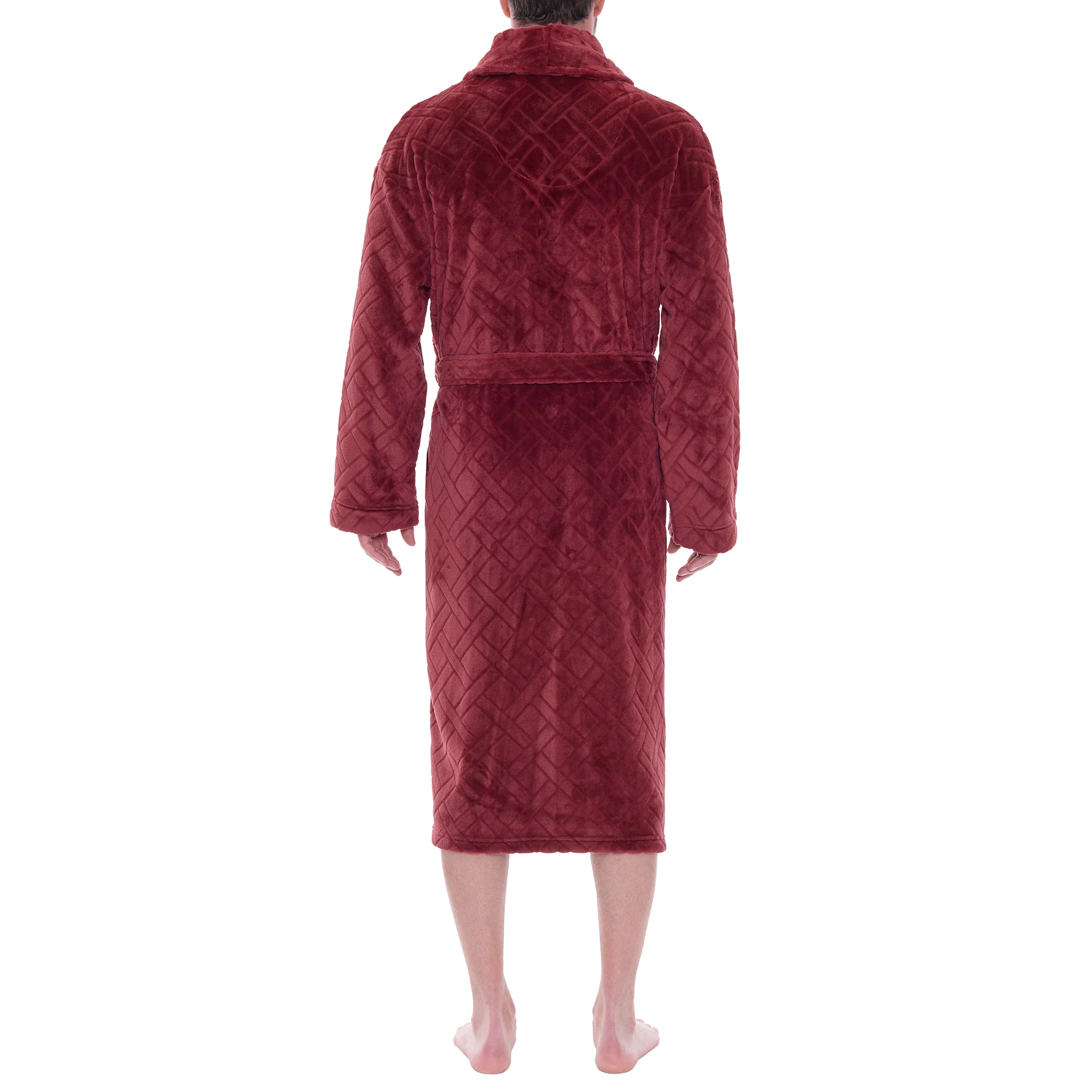 Crossroads Plush Fleece Shawl Robe - Image 11