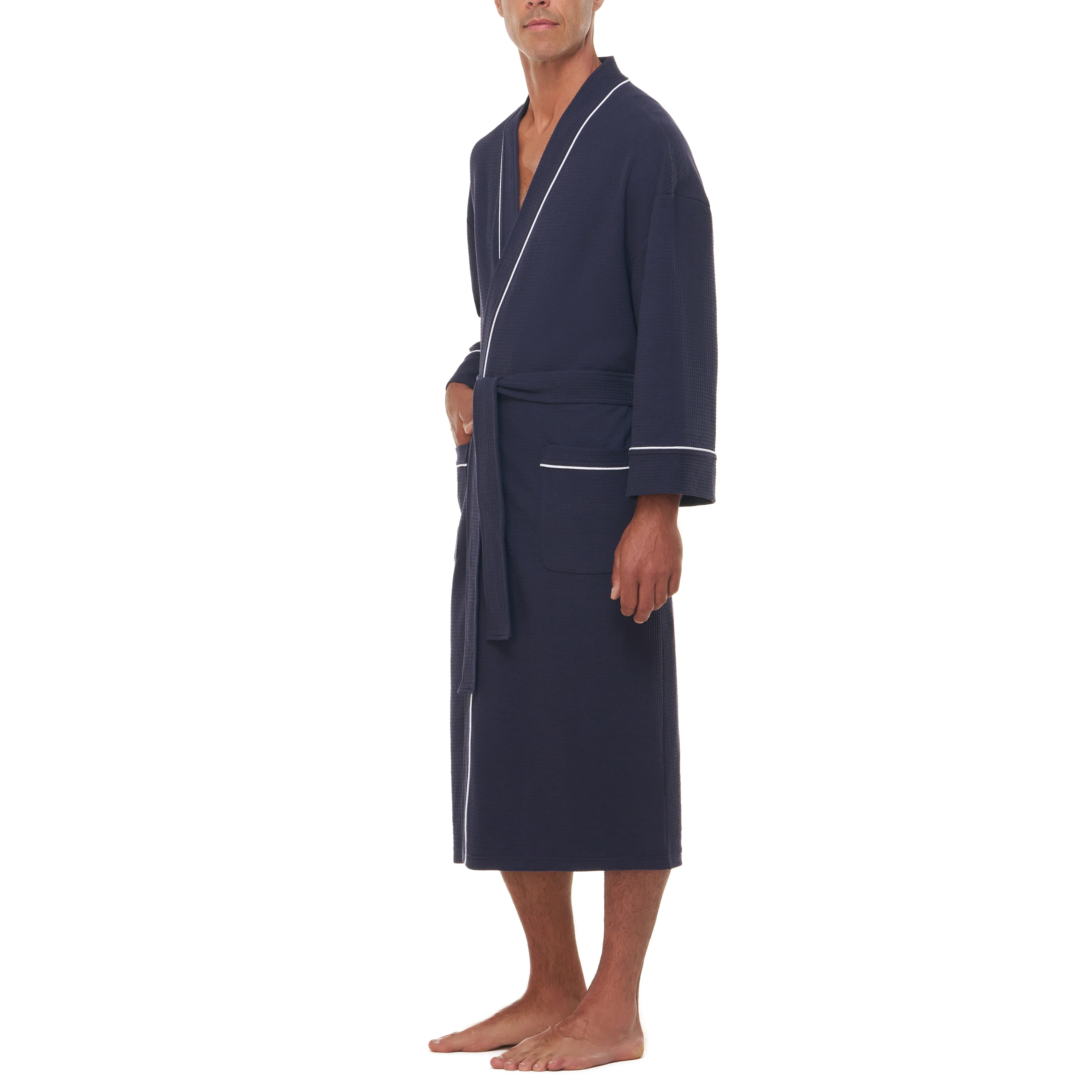Knit Waffle Kimono Robe - Image 16