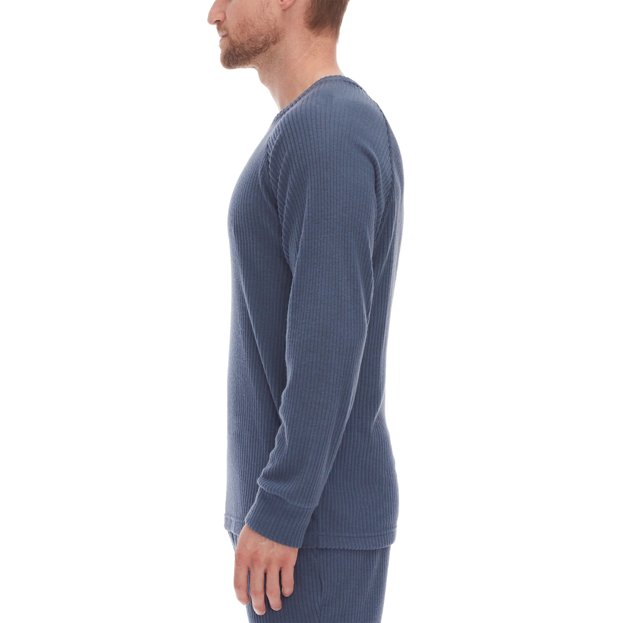 Soho Ribbed Knit Long Sleeve Raglan Top - Image 3